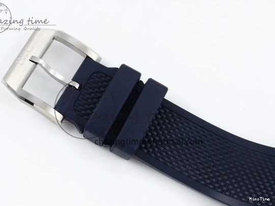 MIROTIME 0412 Casual Portuguese Chrono IW3716 Z+F 1:1 Best Edition White Dial on Blue Rubber Strap A 7016